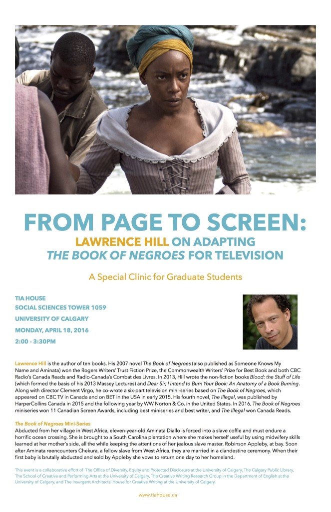 Lawrence Hill Poster Page to Screen